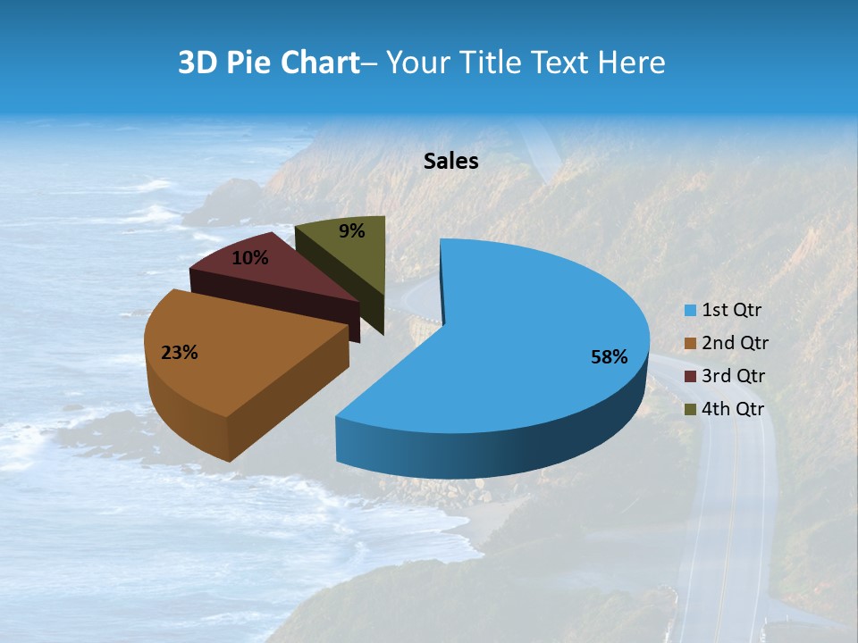 Big Sur Tourism Highway One PowerPoint Template