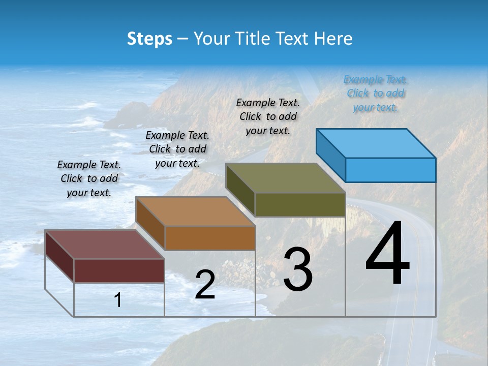 Big Sur Tourism Highway One PowerPoint Template