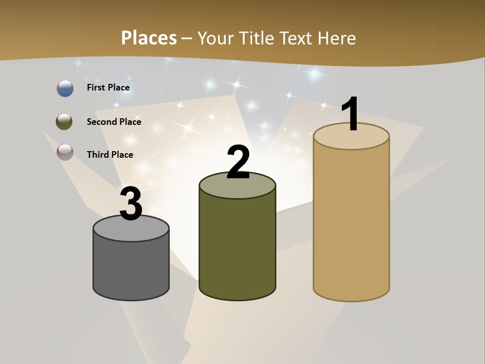 Power Open Box Light Effect PowerPoint Template