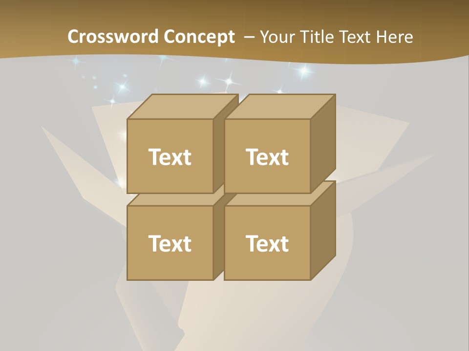 Power Open Box Light Effect PowerPoint Template