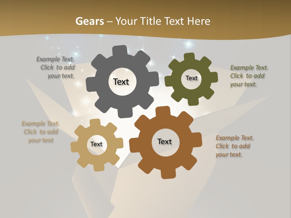 Power Open Box Light Effect PowerPoint Template