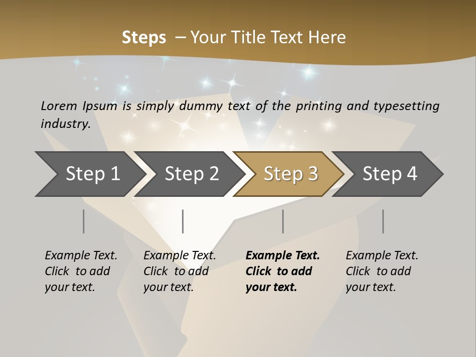 Power Open Box Light Effect PowerPoint Template