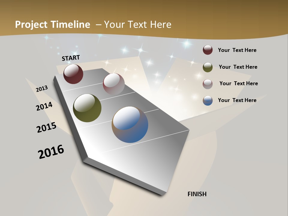 Power Open Box Light Effect PowerPoint Template