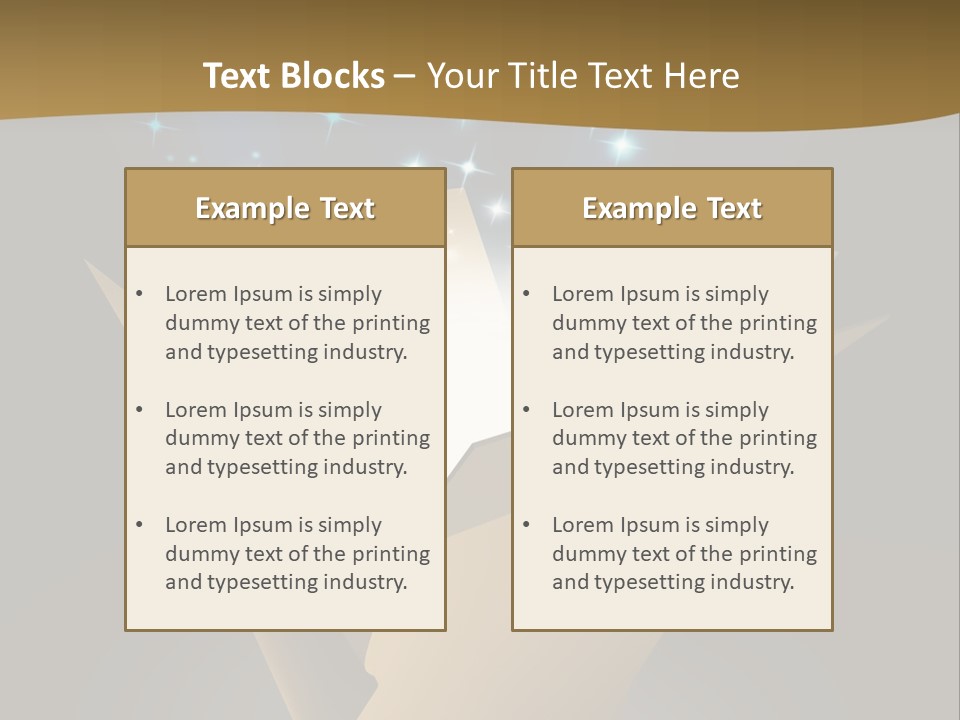 Power Open Box Light Effect PowerPoint Template