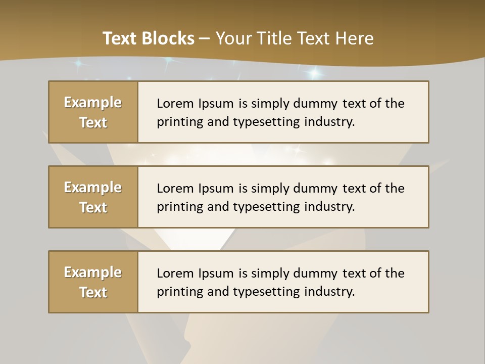 Power Open Box Light Effect PowerPoint Template