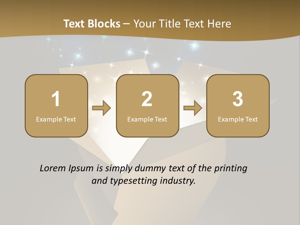 Power Open Box Light Effect PowerPoint Template