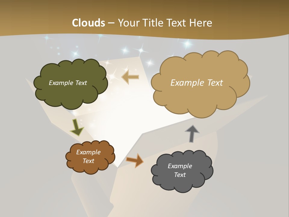 Power Open Box Light Effect PowerPoint Template