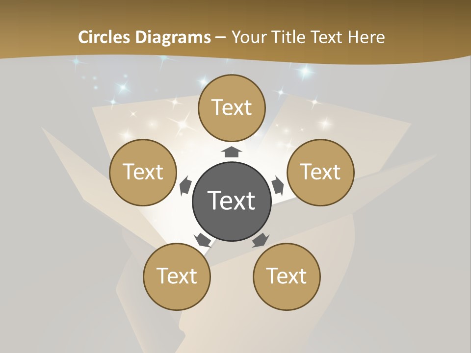 Power Open Box Light Effect PowerPoint Template