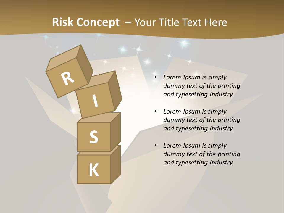 Power Open Box Light Effect PowerPoint Template