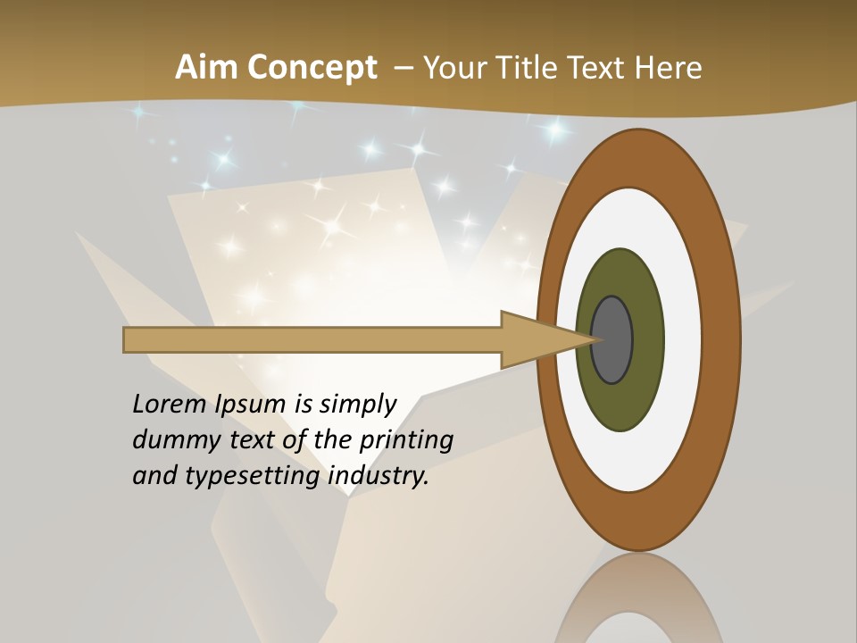 Power Open Box Light Effect PowerPoint Template