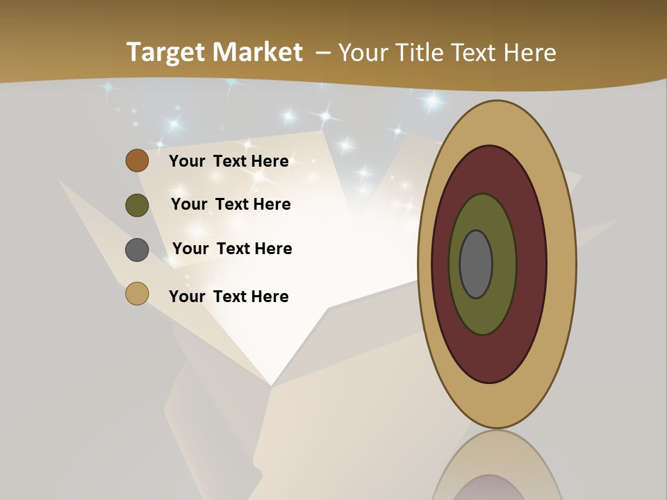 Power Open Box Light Effect PowerPoint Template