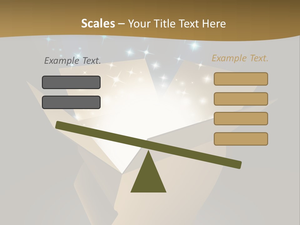 Power Open Box Light Effect PowerPoint Template