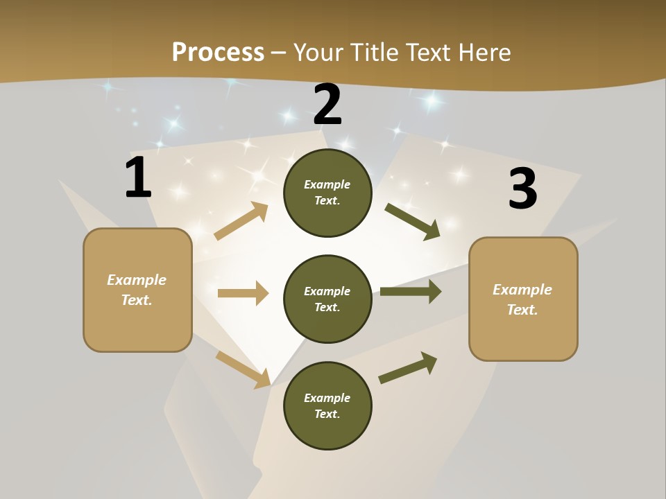 Power Open Box Light Effect PowerPoint Template
