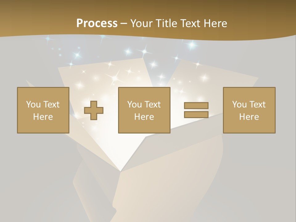 Power Open Box Light Effect PowerPoint Template