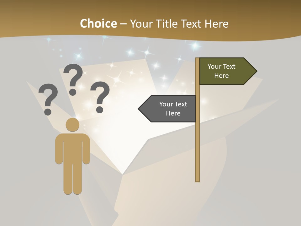 Power Open Box Light Effect PowerPoint Template