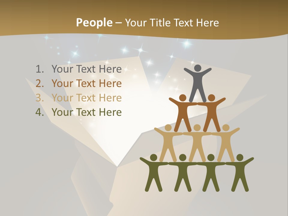 Power Open Box Light Effect PowerPoint Template