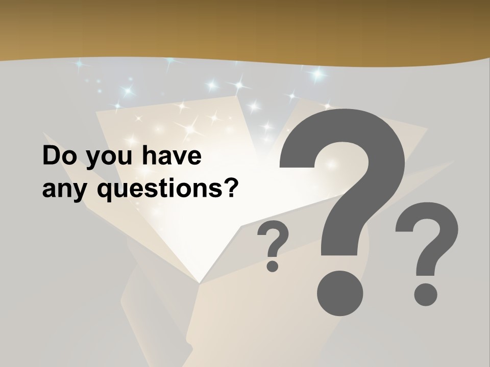 Power Open Box Light Effect PowerPoint Template