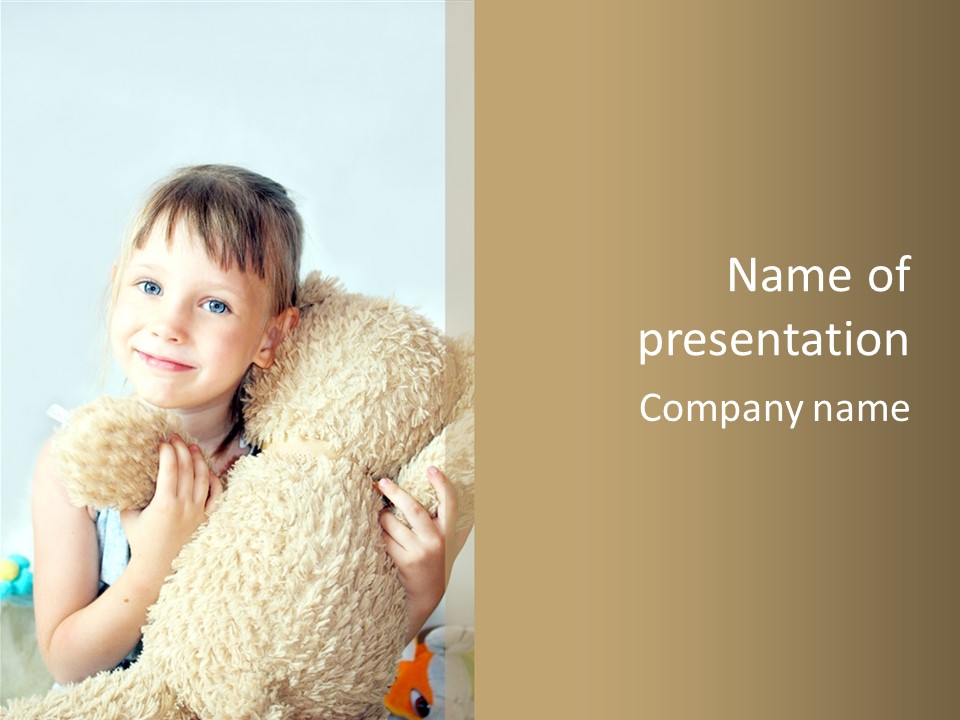Security Pretty Childhood PowerPoint Template