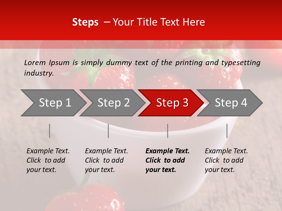 Breakfast Antioxidant Ripe PowerPoint Template