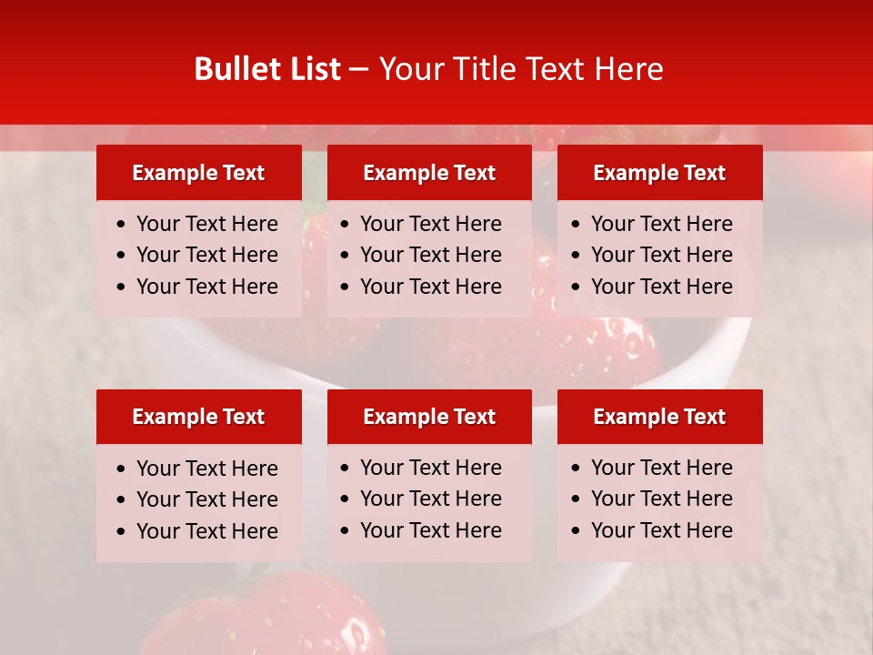 Breakfast Antioxidant Ripe PowerPoint Template