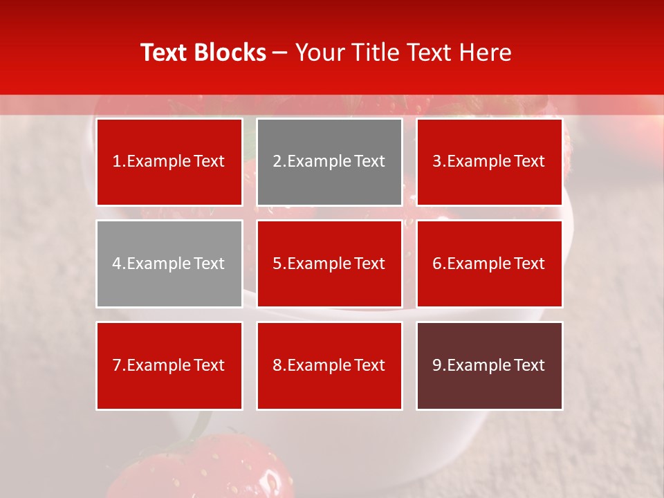 Breakfast Antioxidant Ripe PowerPoint Template