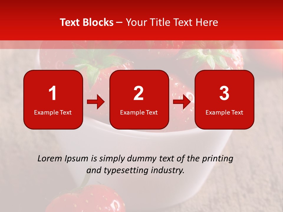 Breakfast Antioxidant Ripe PowerPoint Template