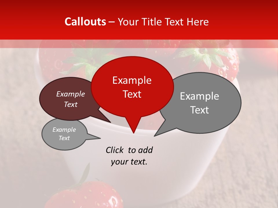 Breakfast Antioxidant Ripe PowerPoint Template