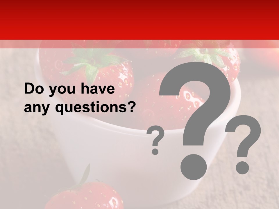 Breakfast Antioxidant Ripe PowerPoint Template