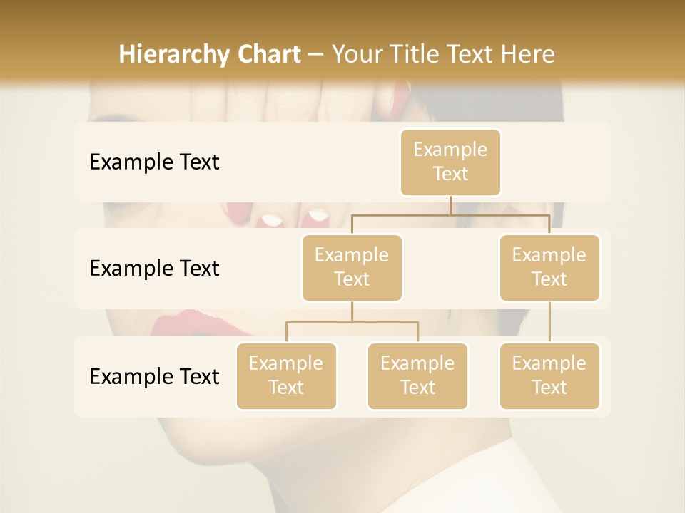 Vogue Lovely Caucasian PowerPoint Template