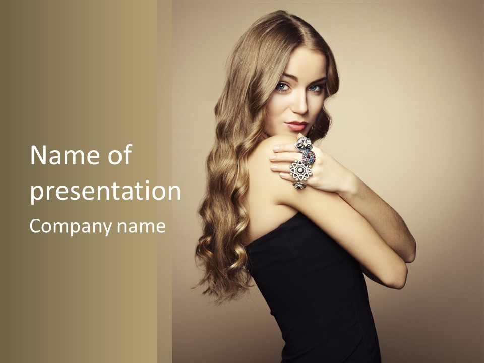 Fashion Charming Charm PowerPoint Template