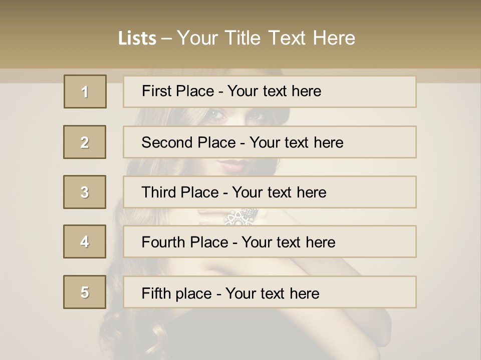 Fashion Charming Charm PowerPoint Template