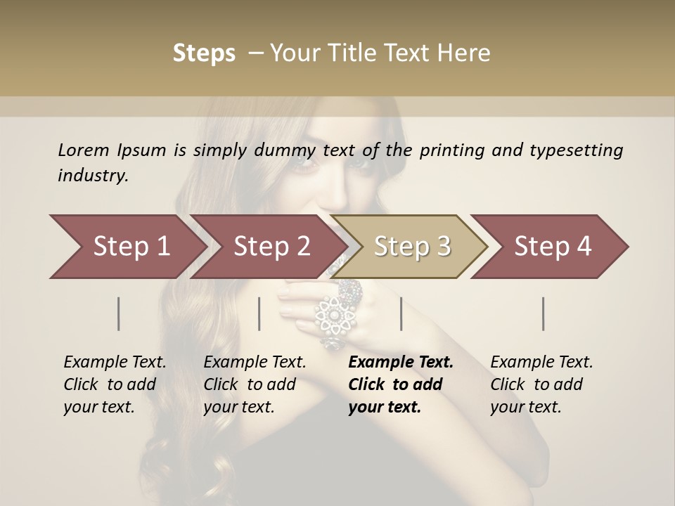Fashion Charming Charm PowerPoint Template