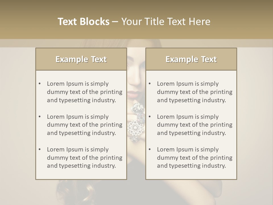 Fashion Charming Charm PowerPoint Template