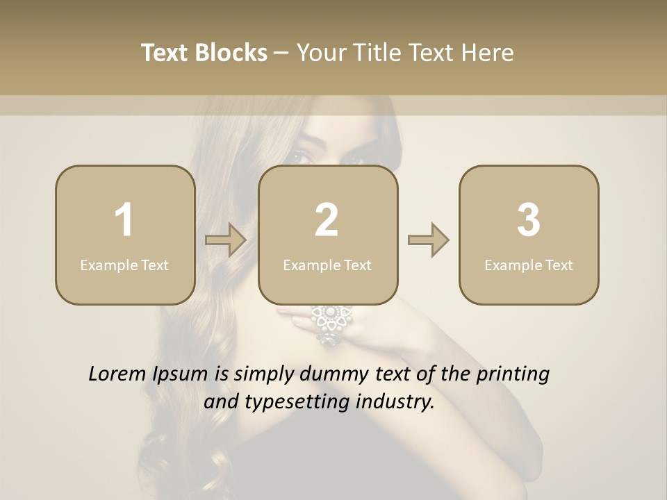 Fashion Charming Charm PowerPoint Template