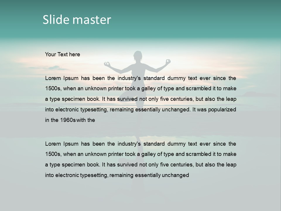 Hands Ocean Health PowerPoint Template