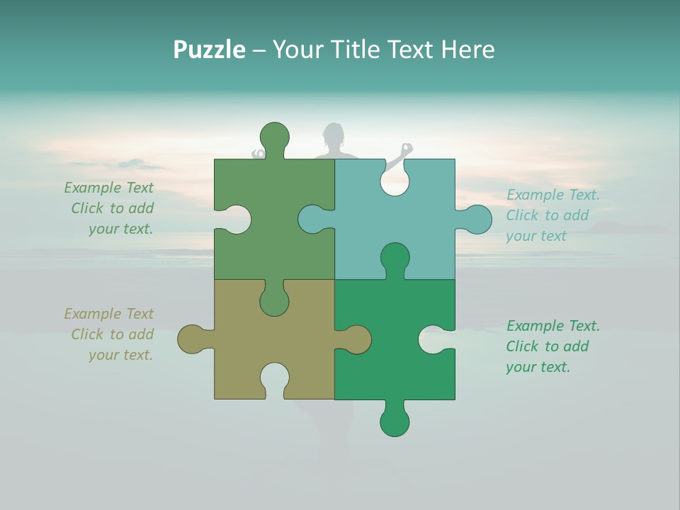 Hands Ocean Health PowerPoint Template