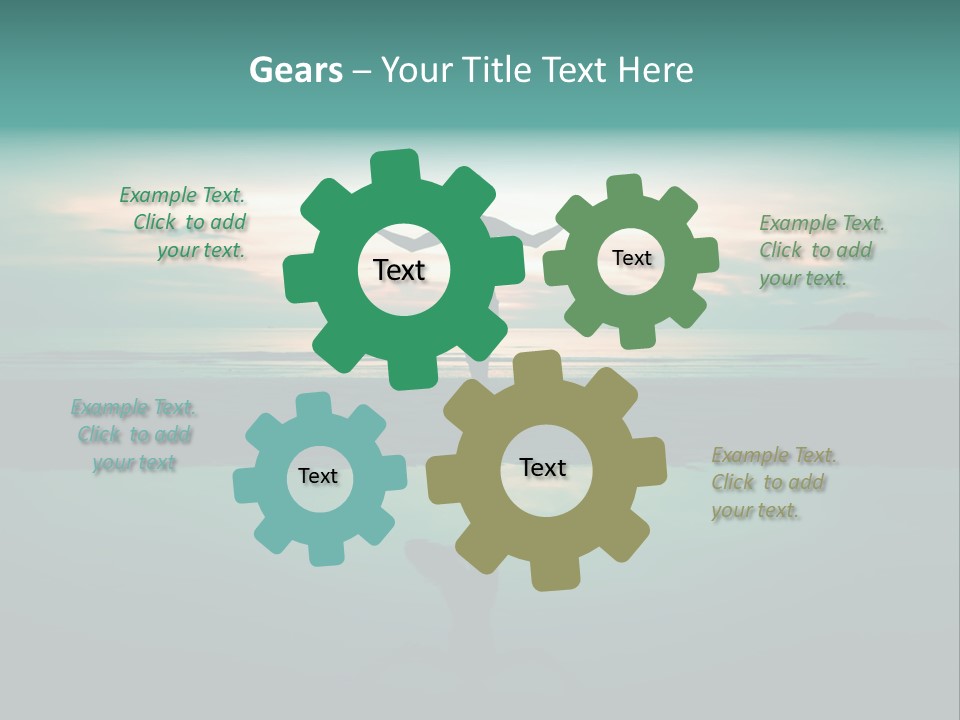 Hands Ocean Health PowerPoint Template