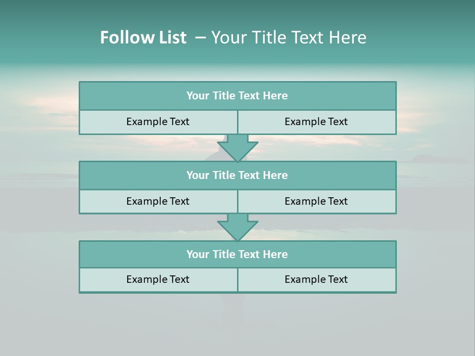 Hands Ocean Health PowerPoint Template