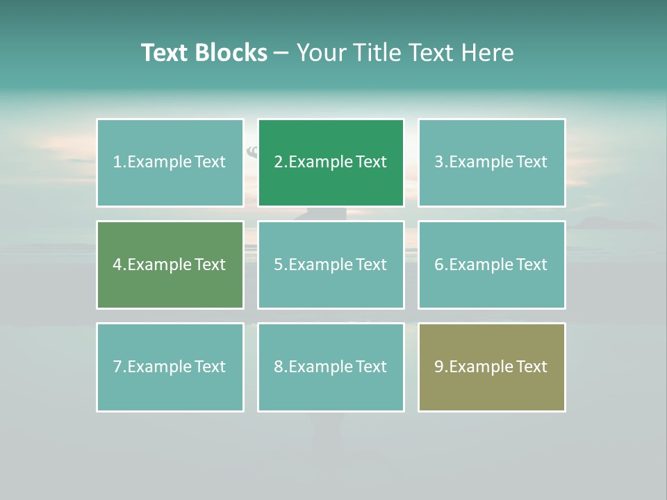 Hands Ocean Health PowerPoint Template