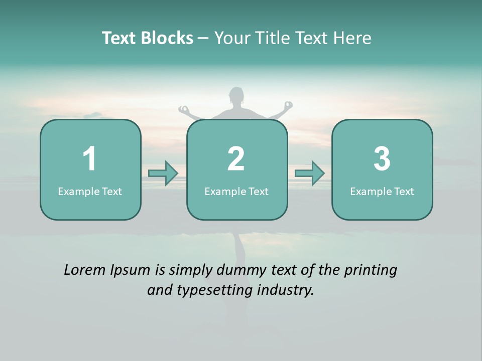 Hands Ocean Health PowerPoint Template