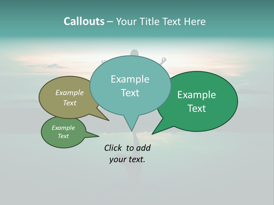 Hands Ocean Health PowerPoint Template