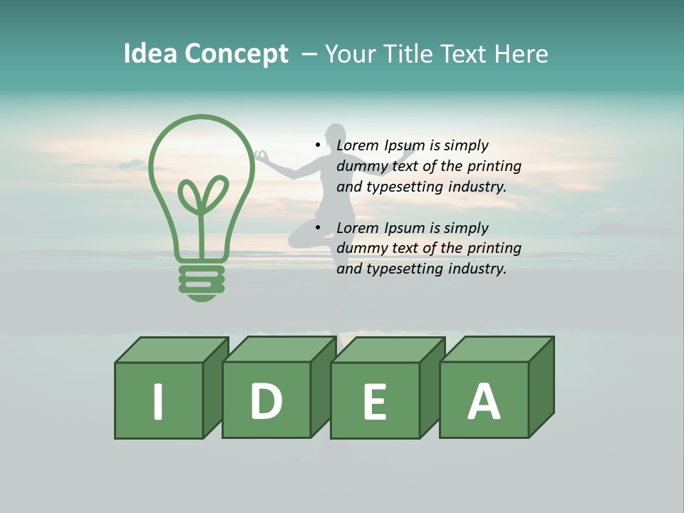 Hands Ocean Health PowerPoint Template