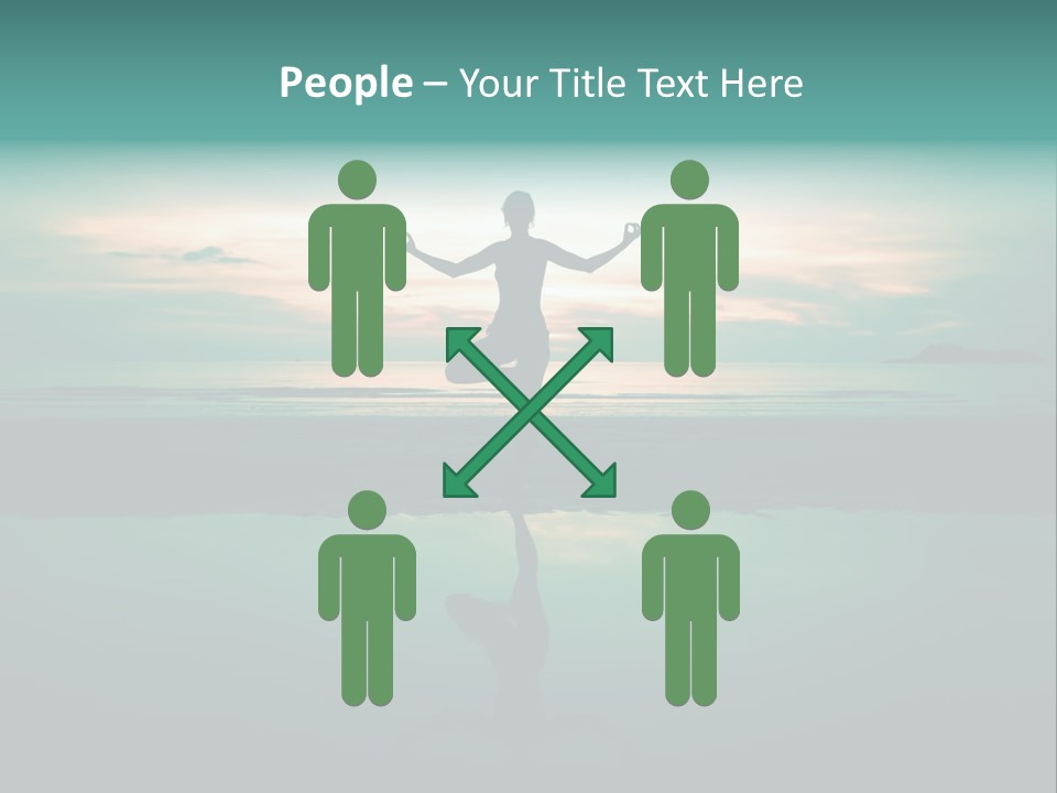 Hands Ocean Health PowerPoint Template