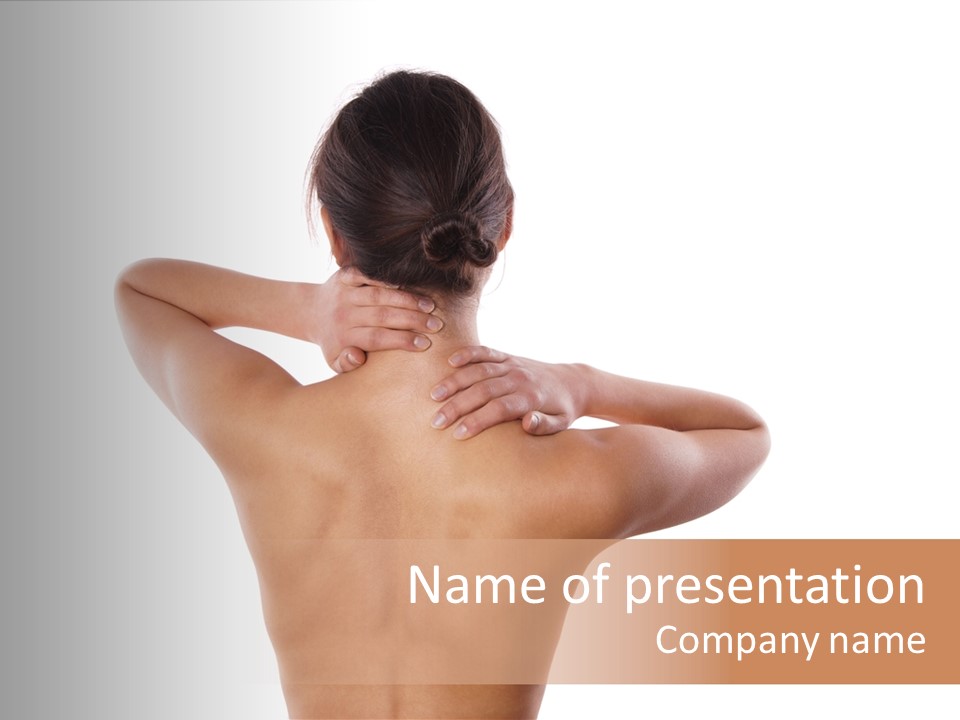 Stress Fingers Skin PowerPoint Template