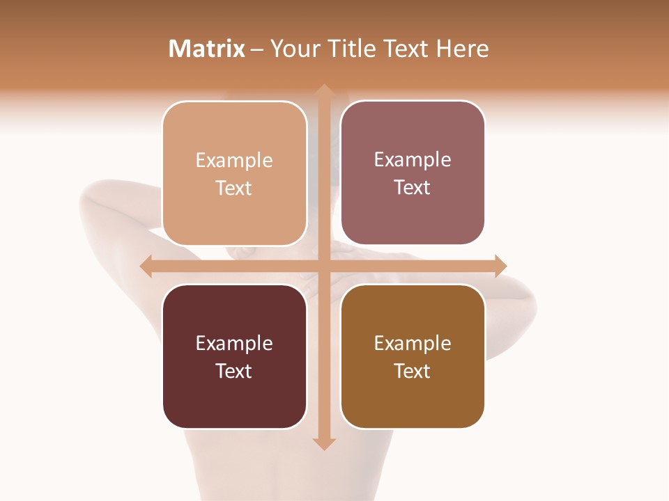 Stress Fingers Skin PowerPoint Template
