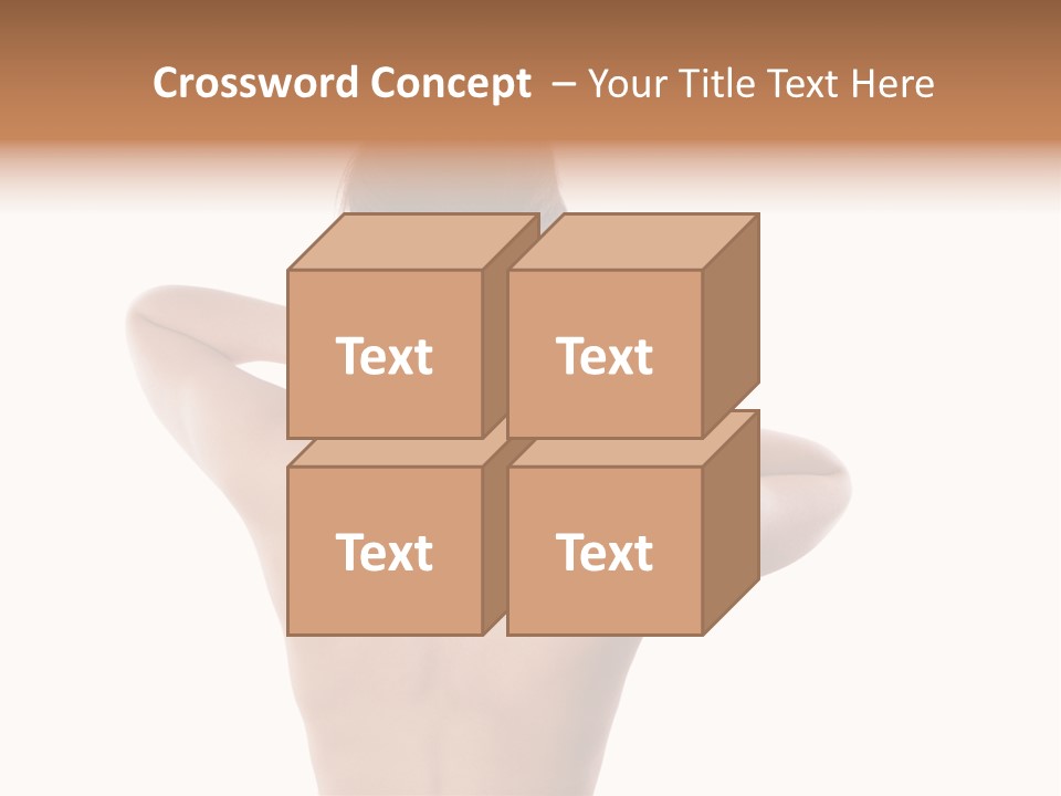 Stress Fingers Skin PowerPoint Template