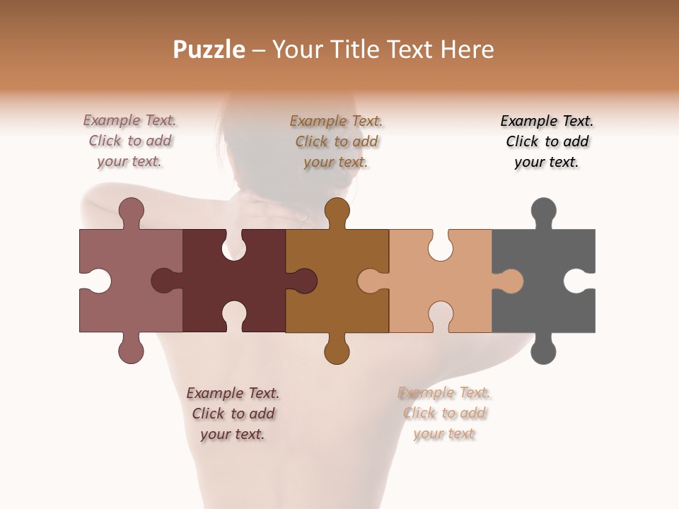 Stress Fingers Skin PowerPoint Template