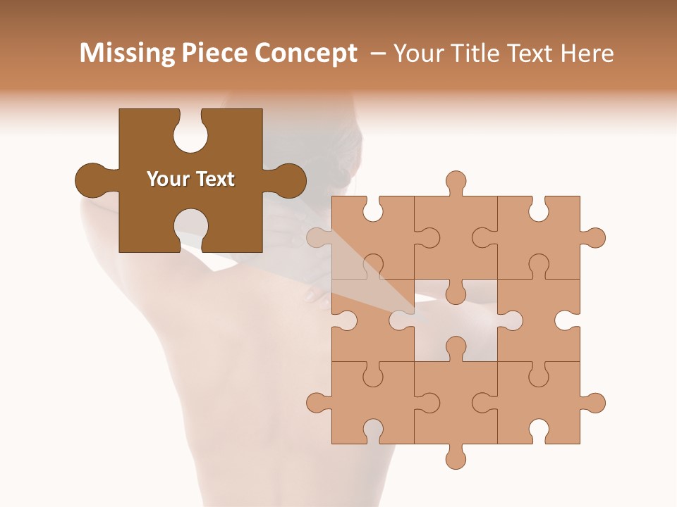 Stress Fingers Skin PowerPoint Template