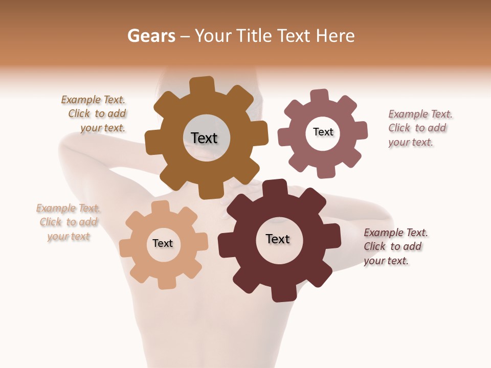 Stress Fingers Skin PowerPoint Template