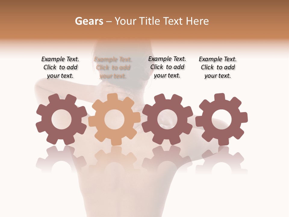 Stress Fingers Skin PowerPoint Template